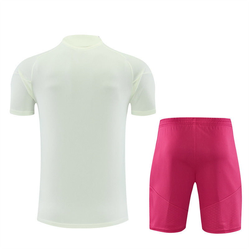 Real Madrid 26/27 Training Set - Beige (Rose Shorts)