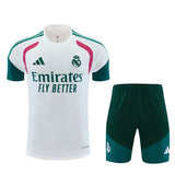 Real Madrid 26/27 Training Set - White (Green & Rose Trim)