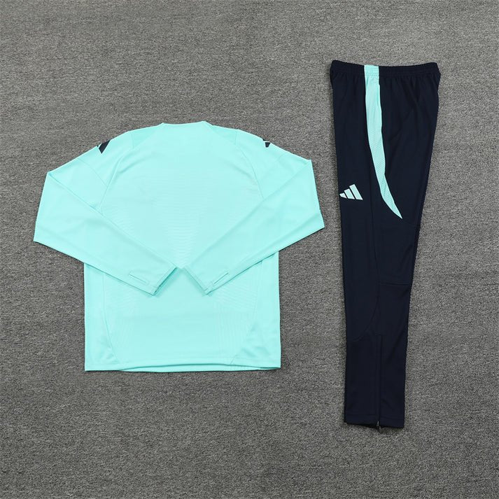 Real Madrid Light Blue Tracksuit 2024-25