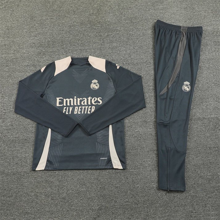 Real Madrid Tracksuit 2024-25 No Zip