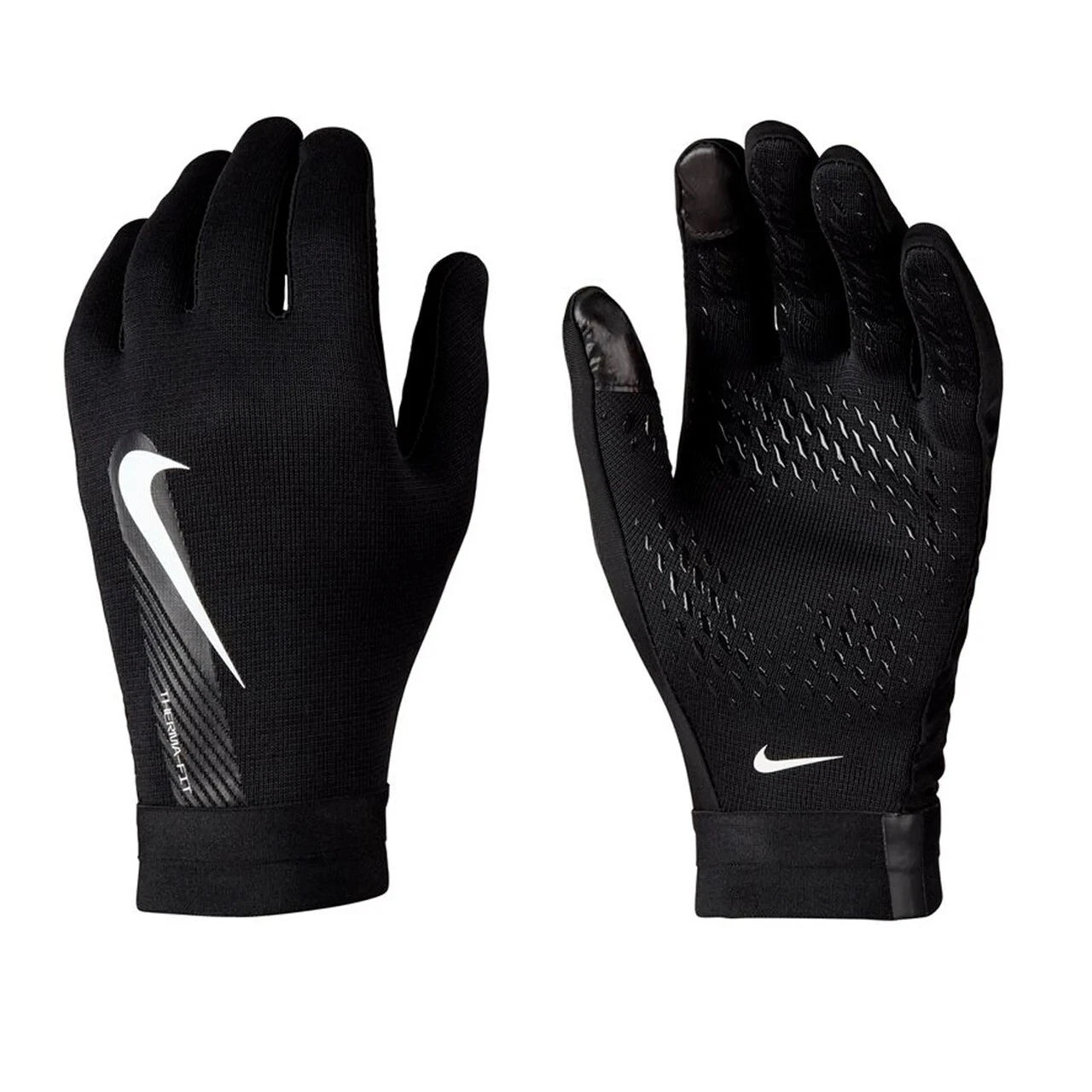 NIKE ACADEMY HYPERWARM THERMA-FIT FOOTBALL PLAYER GLOVES - TOUCHSCREEN