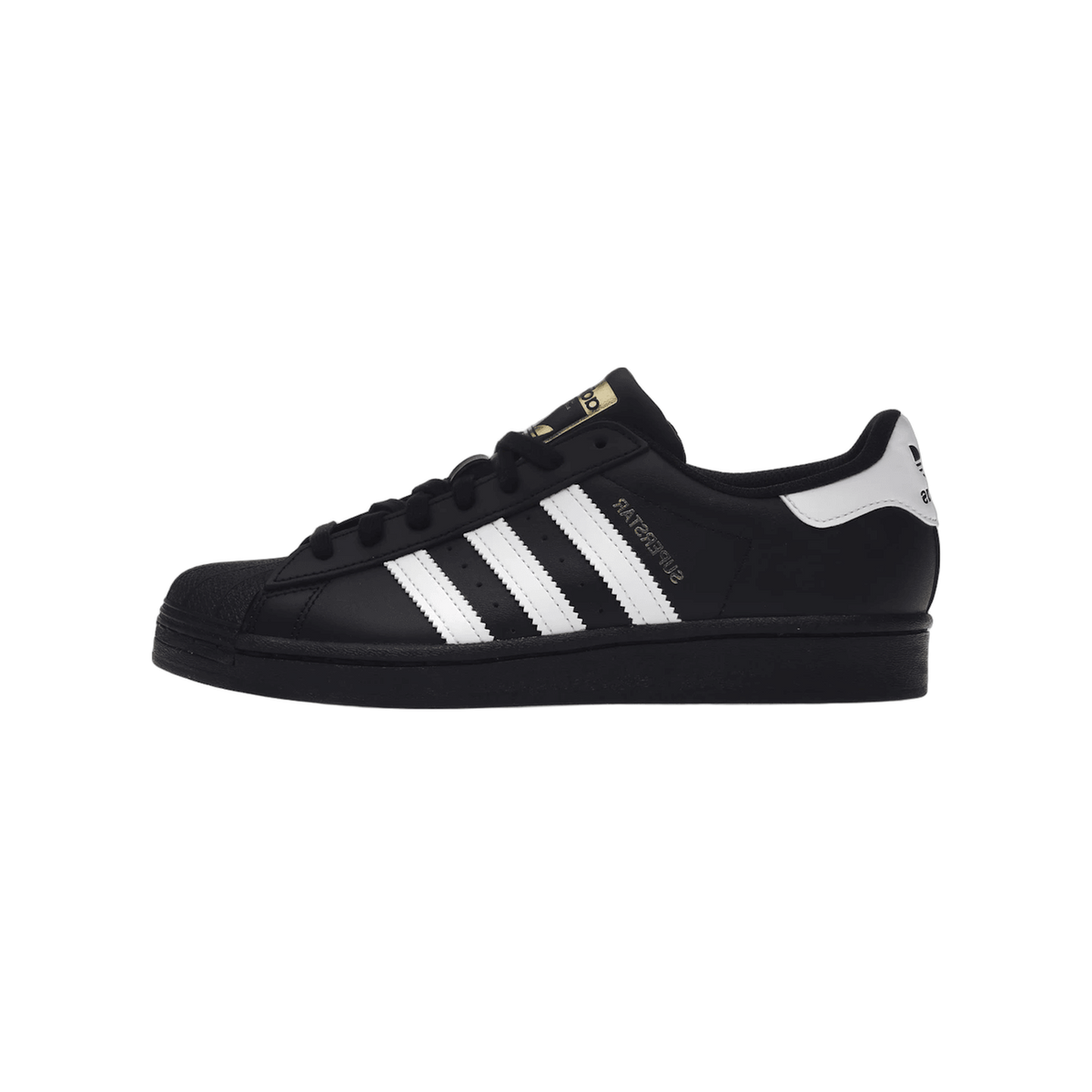 Adidas Superstar 'Core Black Cloud White Gold'