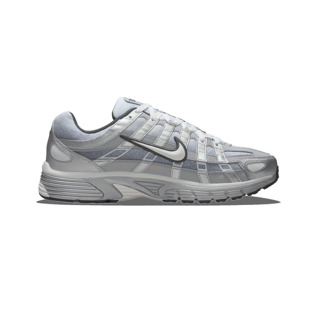 Nike P-6000 'Metallic Silver Summit White-Wolf Grey'