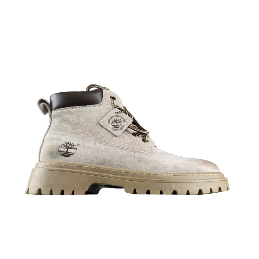 Timberland Light Beige Suede