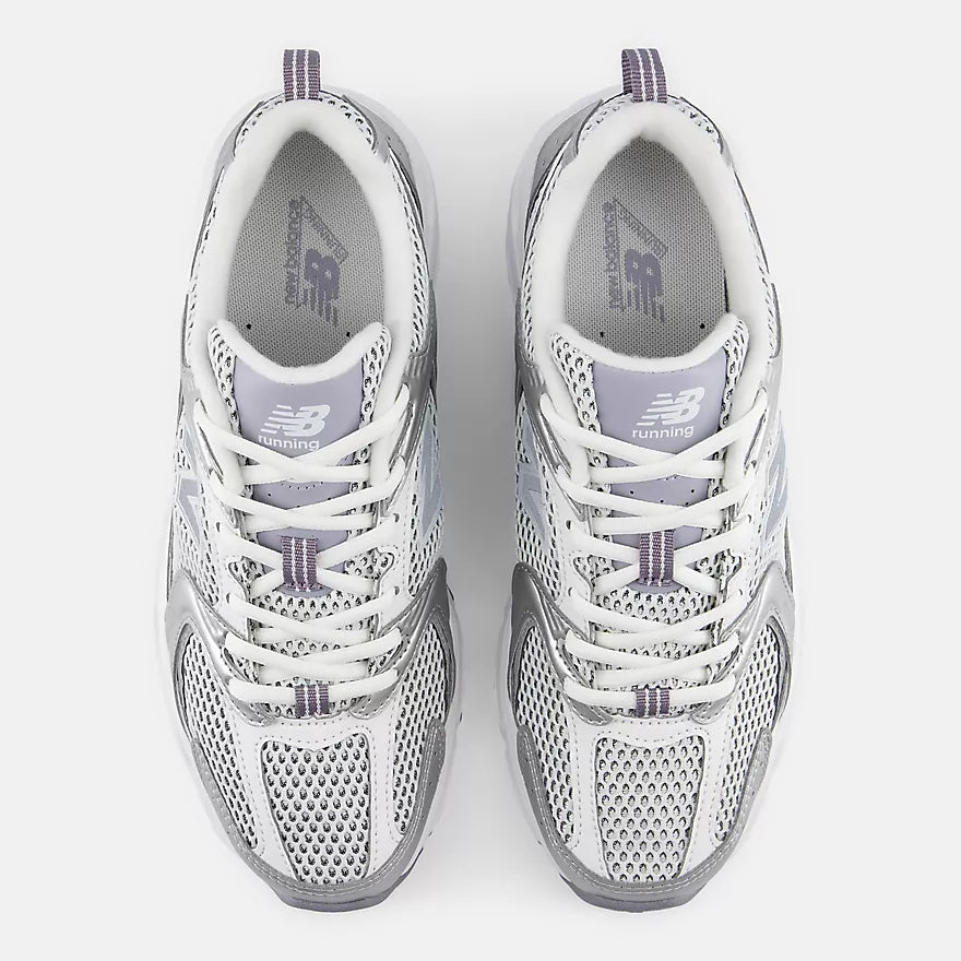 NEW BALANCE 530 GREY MATTER with SILVER METALLIC and DIGITAL MIST
