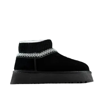UGG Tazz Knit Platform Black