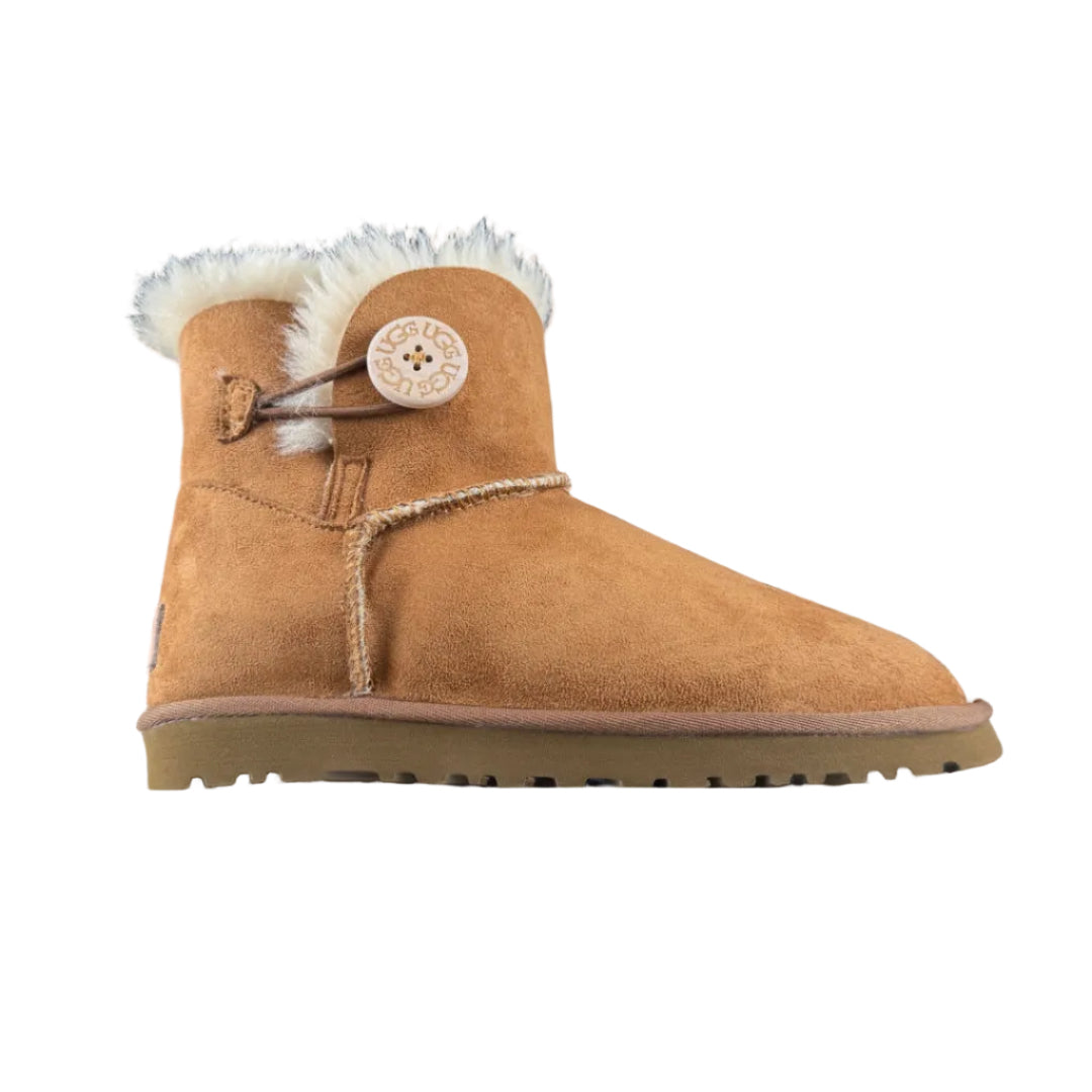 UGG Women's Mini Bailey Button II Chestnut
